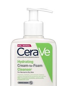 img 4 attached to 🧼 CeraVe Hydrating Cleansing Foam Cream, 8.1 oz (236 ml)