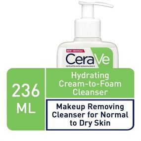 img 1 attached to 🧼 CeraVe Hydrating Cleansing Foam Cream, 8.1 oz (236 ml)