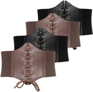 🔧 steampunk underbust women's accessories - genuine leather by grace karin logo