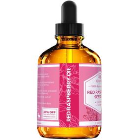 img 2 attached to Leven Rose's 100% Natural Red Raspberry Seed Oil - Ideal for Face, Hands, Scars, Breakouts | 2 oz