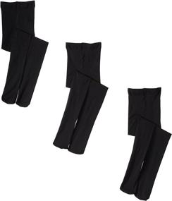 img 4 attached to Гладкие колготки Jefferies Socks для девочек: стильная и удобная одежда для девочек