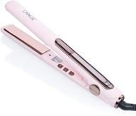 💇 l'ange hair le rêve blush titanium straightener - advanced 2-in-1 ceramic hair straightener with ionic technology and digital display - dual voltage titanium hair straightener - 1" plate, msrp $179.00 logo