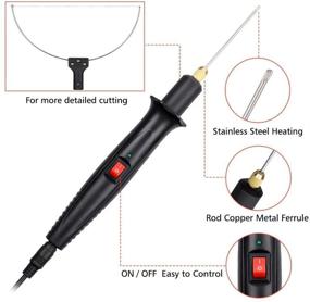 img 2 attached to ⚡ GOCHANGE Styrofoam Cutter Pen Kit - 3-in-1 Electric Cutting Machine, 100-240V /18W, with Voltage Transformer Adaptor