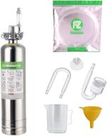 🌿 fzone 2.5l aquarium co2 generator system: complete kit with regulator and needle valve for thriving aquarium plants логотип