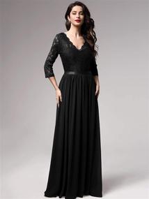 img 2 attached to Vintage Evening Bridesmaid Dresses for Women from MISSMAY: Exceptional Women's Clothing Collection