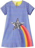 oktans sleeve casual dresses unicorn girls' clothing for dresses logo
