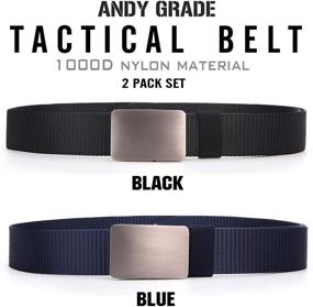 img 3 attached to 👨 Tactical Webbing Adjustable Men's Accessories and Belts by ANDY GRADE