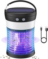3-in-1 bug zapper, insect fly traps & led camping lantern: waterproof, 🦟 usb/solar-rechargeable, 9-h battery life - perfect mosquito zappers for home, kitchen, patio, backyard, camping logo