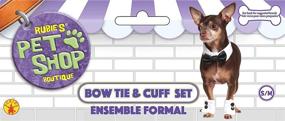 img 3 attached to 🐾 Enhance Your Pet's Style with the Rubies Bowtie and Cuff Set Pet Accessories