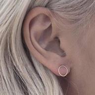 tseanyi earrings post stud circle earrings hoop post jewelry logo