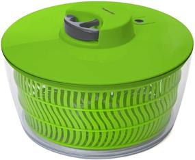 img 4 attached to Progressive Prep Solutions 4 Quart Green Salad Spinner with Pull Cord - Optimal for SEO