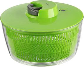 img 1 attached to Progressive Prep Solutions 4 Quart Green Salad Spinner with Pull Cord - Optimal for SEO