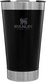 img 4 attached to Stanley 16oz Stainless Steel Beer Mug with Built-in Bottle Opener - Classic Stay Chill Vacuum Insulated Pint Glass Tumbler, Double Wall Rugged Metal Drinking Glass, Dishwasher Safe Insulated Cup