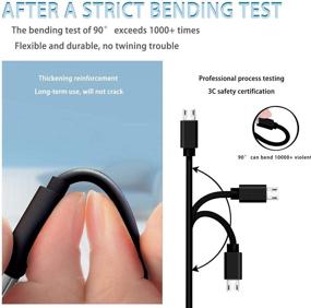 img 4 attached to 🔌 High Quality Micro USB Charger Cable for BlueParrott B550-XT, B350-XT, S450-XT, Jabra Engage 65 75, TaoTronics Trucker Headphones