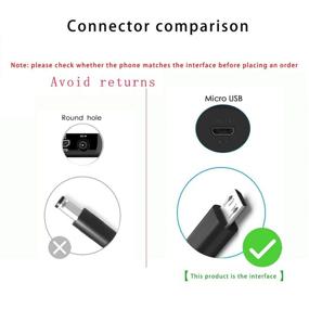 img 1 attached to 🔌 High Quality Micro USB Charger Cable for BlueParrott B550-XT, B350-XT, S450-XT, Jabra Engage 65 75, TaoTronics Trucker Headphones