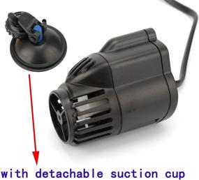 img 2 attached to 🐠 FFXTW 1PCS Aquarium Wave Maker Power Head Circulation Pump with Suction Cup - Enhances Water Flow and Filtration for Fish Tanks