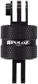 img 3 attached to 📷 PULUZ 360° CNC Swivel Extension Arm Tripod Mount for DJI Osmo Action/HERO9 Black/HERO8 Black/HERO7/HERO6/HERO5/HERO5 Session Xiaoyi MiJia Sport Camera