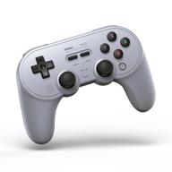🎮 8bitdo pro 2 gray edition: bluetooth controller for nintendo switch/switch oled, pc, macos, android, steam & raspberry pi logo