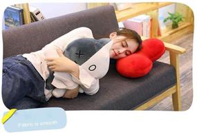 img 1 attached to SENCEN Cartoon Stuffed Cushion Bolster for Kids' Home Decor Store