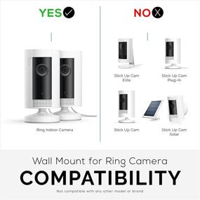 img 2 attached to 🔩 Effortless Installation: Screwless Wall Mount for Ring Indoor Cam, VHB Stick On - No Drilling, No Tools Needed, Strong Adhesive Mount, Easy, Mess-free (White), by Brainwavz