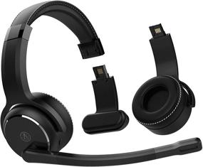 img 4 attached to Rand McNally ClearDryve 210 Premium Wireless Headset – Clear Calls with Noise Cancellation, Extended Battery Life, All-Day Comfort, in Black