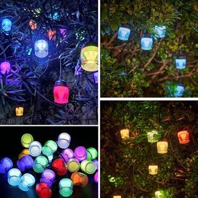 img 2 attached to 🌈 Enhance Your Outdoor Space with 39FT Smart Color Changing Patio Lights: Waterproof, Remote & Bluetooth App Control for Christmas, Halloween, Path Garden & More!