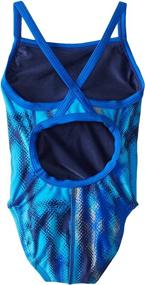 img 1 attached to Speedo Big Girls' Youth Digital Surge Flyback Swimsuit: Enhanced Performance for Active Young Swimmers