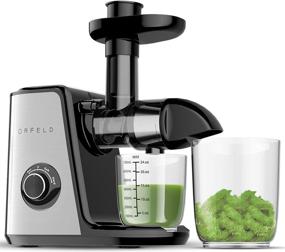 img 4 attached to 🍏 ORFELD Juicer Machines: High Juice Yield, Purest Juice, Easy Cleaning, Quiet Motor - Ideal for Vegetables and Fruits