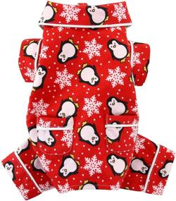 img 3 attached to Penguins Snowflake Flannel Bodysuit Loungewear
