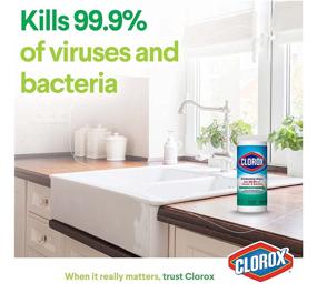 img 2 attached to 🧼 Clorox Disinfecting Wipes, Fresh Scent, 35-ct: Powerful Germ-Killing Solution for Your Household