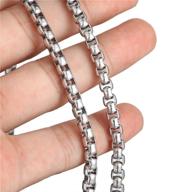 choose stainless steel chain necklace logo