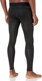 img 3 attached to 🔥 Winter Warmth Enhanced: Self Pro Men's Thermal Compression Pants - Ideal Athletic Sports Leggings for Cold Weather Running, Tights for Maximum Performance as Base Layer Bottoms