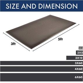 img 3 attached to 🧼 NoTrax Safety Anti Fatigue Floor Mat - Optimal Thickness for Janitorial & Sanitation Supplies