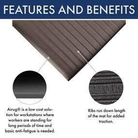 img 1 attached to 🧼 NoTrax Safety Anti Fatigue Floor Mat - Optimal Thickness for Janitorial & Sanitation Supplies