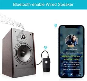 img 1 attached to 🎧 Golvery Bluetooth 5.0 Receiver: Wireless Audio Adapter for Speaker, Home Audio & Car Stereo | 16H Playtime, Easy Control Slider