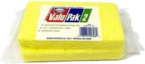 img 1 attached to 🧽 Grip Tight Tools Cellulose Kitchen Sponge, Multi-Purpose, 2 Pack - VP2, Assorted Colors