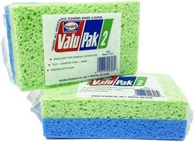 img 3 attached to 🧽 Grip Tight Tools Cellulose Kitchen Sponge, Multi-Purpose, 2 Pack - VP2, Assorted Colors