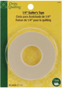 img 1 attached to 🧵 Dritz Quilter's Tape - 1/4-Inch x 30 Yards - Premium Quality for Sewing and Quilting