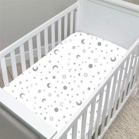 img 1 attached to Sheets Jersey Neutral Mattress Toddler