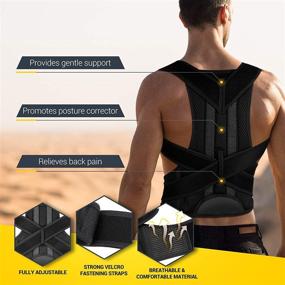 img 3 attached to 👍 Improved Posture and Support with Portzon Back Braces for Effective Posture Correction