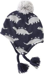 img 3 attached to 🧸 Cozy and Cute: Connectyle Toddler Earflap Beanie Hat with Fleece Lining—a Must-Have Winter Accessory for Kids!