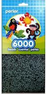 🧶 perler beads 6,000 / pkg-grey: crafters' delight for endless creations logo