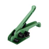 🌿 heavy duty poly strapping tensioner & cutter: manual banding tools for 1/2"-3/4" width polyester polyproplyn strap (jungle green) logo