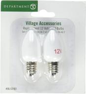 💡 enhance your village display with department 56 accessories: replacement 12-volt light bulb логотип