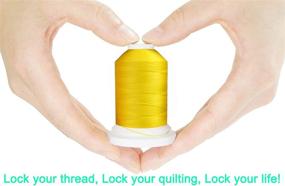 img 1 attached to Vibrant & Versatile: Introducing New brothread 12 Bright Colors Mercerized Cotton Threads for Quilting, Sewing & Embroidery