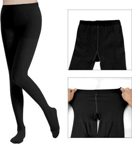 img 1 attached to 👣 Enhance Leg Health & Style: Compression Pantyhose 20-30 mmHg for Varicose Veins in Women