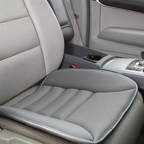 img 4 attached to Big Ant Memory Foam Car Seat Cushion Pad - Ultimate 🪑 Comfort and Pain Relief for Car, Office, and Home Use - Gray 1PC