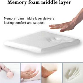 img 3 attached to Big Ant Memory Foam Car Seat Cushion Pad - Ultimate 🪑 Comfort and Pain Relief for Car, Office, and Home Use - Gray 1PC