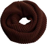 neosan ribbed winter infinity scarf - must-have women's accessory logo