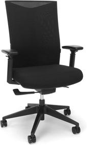 img 3 attached to HON Basyx Commercial-Grade Mesh Office Chair - Enhanced Movement, Sleek Black Design